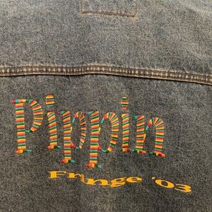 VINTAGE PIPPIN FRINGE ‘03 JEAN JACKET